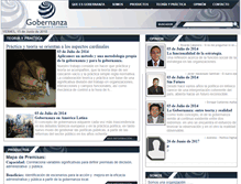 Tablet Screenshot of gobernanza.org.mx